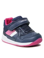 Buty dla dziewczynek - Geox Sneakersy B Rishon G. A B250LA 0BCEW CB48N Granatowy - miniaturka - grafika 1
