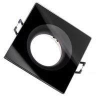 Oprawy, klosze i abażury - IdeaLed Aqua IP44 oprawa oczko kwadratowe do zabudowy czarne - miniaturka - grafika 1