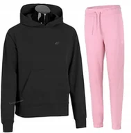 Spodnie sportowe damskie - 4F DAMSKI DRES BAWEĹNA KOMPLET BLUZA SPODNIE / rozm L - miniaturka - grafika 1