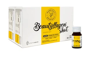 Pharmaverum, Beautyllagen® shot suplement diety w płynie 30 buteleczek x 30 ml - Witaminy i minerały - miniaturka - grafika 1