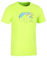 Koszulki męskie - 4F CHĹOPIÄCA KOSZULKA T-SHIRT BAWEĹNA / rozm 146 - miniaturka - grafika 1