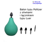 Akcesoria medyczne - Balon typu Politzer 08-191 Metech - miniaturka - grafika 1