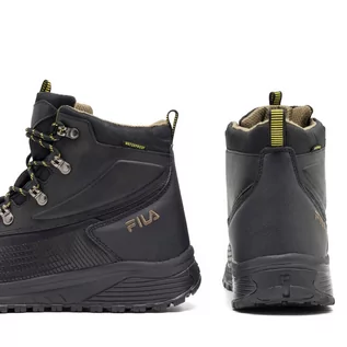 Buty sportowe męskie - Trekkingi Fila HIKEBOOSTER mid FFM0166 83163 Czarny - grafika 1