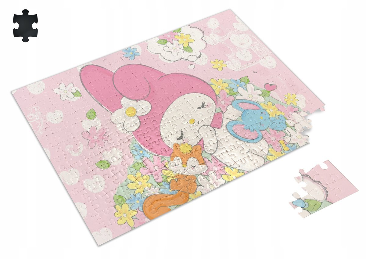 Puzzle KUROMI HELLO KITTY Cinnamoroll A3 252 el z Nadrukiem + IMIĘ 79