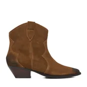 Botki damskie - Kowbojki Badura EO-V365-05 Brązowy - miniaturka - grafika 1