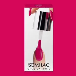 Semilac Semilac One Step Hybrid lakier hybrydowy 5ml S685 Pink Purple - Lakiery hybrydowe - miniaturka - grafika 1