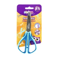 Nożyczki - Nożyczki szkolne dla leworęcznych i praworęcznych Strigo granatowo-niebieskie - miniaturka - grafika 1