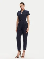 Kombinezony - ACCESS FASHION Kombinezon 53-5511-128 Granatowy Regular Fit - miniaturka - grafika 1