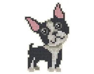 Zabawki kreatywne - Diamentowa mozaika z magnesem piesek 2 - miniaturka - grafika 1