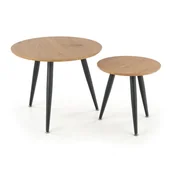 Ławy i stoliki kawowe - Zestaw 2 Ław Dąb Złoty Halmar Mentona 2 - miniaturka - grafika 1