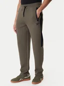 Spodnie sportowe męskie - Reebok Spodnie dresowe Andrews RK25545CCM Zielony Regular Fit - miniaturka - grafika 1