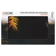 Deski do krojenia - Deska do krojenia szklana 20 x 30 cm Clara czarno-złoty - miniaturka - grafika 1