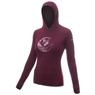 Bluzy sportowe damskie - Bluza damska Sensor Merino Upper Fox Rozmiar: S / Kolor: fioletowy - miniaturka - grafika 1