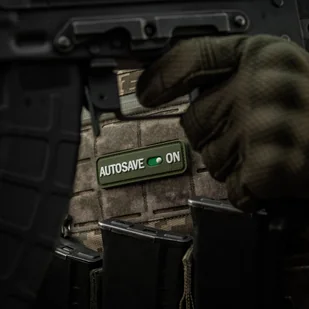 M-Tac - Naszywka Autosave PVC - 3D - Oliwkowy - 51116701 - Odzież taktyczna i umundurowanie - miniaturka - grafika 6