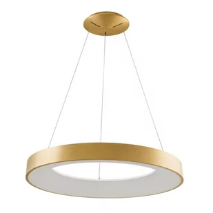 Italux Wisząca LAMPA okrągła GIULIA 5304-880RP-GD-3 metalowa OPRAWA pierścień LED 24W 3000K zwis ring złoty 5304-880RP-GD-3 - Lampy sufitowe - miniaturka - grafika 1
