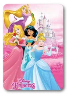 Koce i narzuty dla dzieci - Kocyk dla dziecka KOC polar 100x140 Księżniczki Disney dziewczęcy Princess - miniaturka - grafika 1