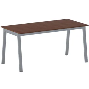 B2B Partner Stół PRIMO BASIC z szarosrebrnym stelażem, 1600 x 800 x 750 mm, czereśnia 499051 - Stoły warsztatowe - miniaturka - grafika 1