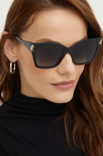 Jimmy Choo okulary przeciwsłoneczne damskie kolor czarny 0JC5012 - Okulary przeciwsłoneczne - miniaturka - grafika 1