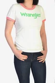 Koszulki i topy damskie - WRANGLER ETHEREAL YELLOW T-SHIRT - miniaturka - grafika 1