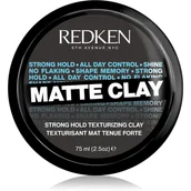 Kosmetyki do stylizacji włosów - Redken Matte Clay, teksturyzująca glinka do włosów 75ml - miniaturka - grafika 1