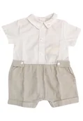 Kombinezony dla dzieci - Nanan - Pagliaccetto Bia/beige E25211 - miniaturka - grafika 1