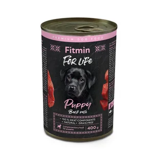 FITMIN For Life Beef Wołowina dla szczeniąt 400g - Mokra karma dla psów - miniaturka - grafika 1