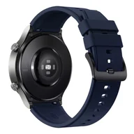 Akcesoria do smartwatchy - Pasek Silikonowy Braders Do Huawei Watch Gt / Gt2 / Gt2 Pro Granatowy - miniaturka - grafika 1