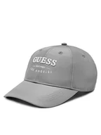 Czapki męskie - Guess Czapka z daszkiem Not Coordinated Eco Headwear AM5023 POL01 Szary - miniaturka - grafika 1