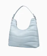 Torebki damskie - PUCCINI Miękka torebka typu shopper niebieska - miniaturka - grafika 1