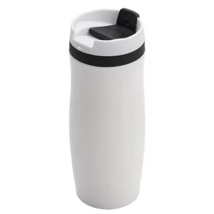 Kubek izotermiczny Viki 390 ml, czarny/biały - Kubki termiczne - miniaturka - grafika 1