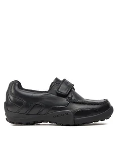 Geox Półbuty J W.Snake Moc B J9309B 00043 C9999 M Czarny - Buty dla chłopców - miniaturka - grafika 1