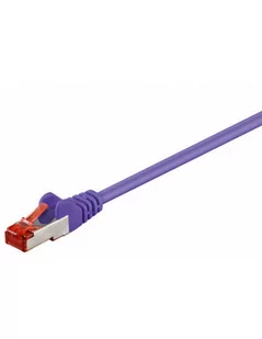 Wentronic Cat6 SSTP kabel sieciowy (2 X RJ45, 10 m) Fioletowy 4040849935374 - Kable miedziane - miniaturka - grafika 1