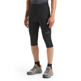 Legginsy męskie DIADORA 3/4 TIGHTS RUN CREW - Kalesony - miniaturka - grafika 1