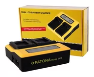 Ładowarki i akumulatory - Ładowarka Patona DUAL LCD Fujifilm NP-W126S - miniaturka - grafika 1