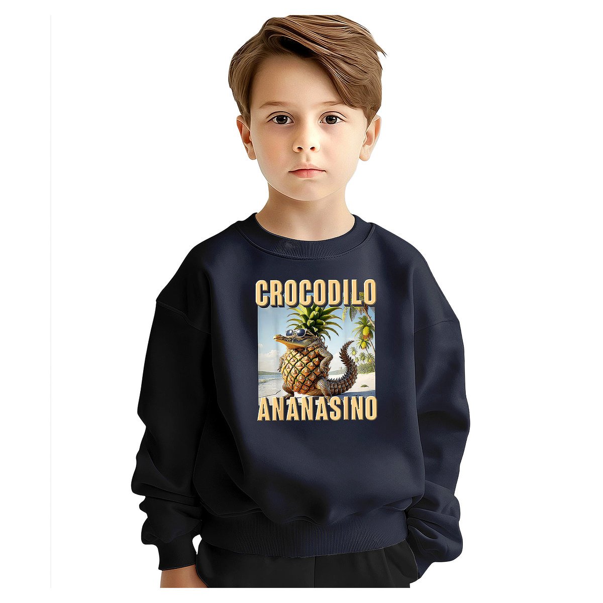 BLUZA DZIECIĘCA CROCODILO ANANASINO 134-140 DLA CHŁOPCA DZIEWCZYNKI