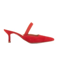 Czółenka - Marco Shoes Klapki Emiliana czerwone - miniaturka - grafika 1