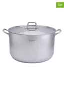 Zestawy garnków i patelni - Laguiole 2-częściowy zestaw w kolorze srebrnym - Ø 50 cm - miniaturka - grafika 1