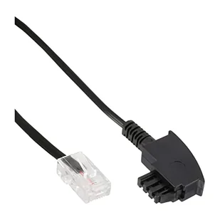 InLine TAE-F German RJ45 8P2C Kabel 0.5m 18555 - Kable komputerowe i do monitorów - miniaturka - grafika 1