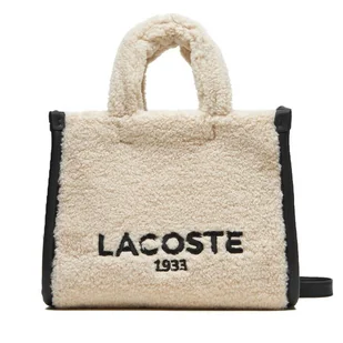 Torebka Lacoste NF5116HX Écru - Torebki damskie - miniaturka - grafika 1