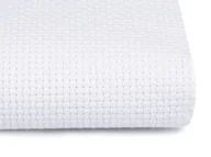 Pasmanteria - Kanwa biała do haftu 14ct 54 oczka/10cm, 34x45 cm - miniaturka - grafika 1