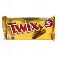 Przekąski dla dzieci - Twix Baton z karmelem i czekoladą 5szt x (2x25g) = 250g - miniaturka - grafika 1