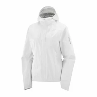 Kurtki i kamizelki sportowe damskie - Kurtka Salomon Bonatti Waterproof W White - grafika 1