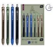 Długopisy - DŁUGOPIS AUTOMATYCZNY NIEBIESKI ŻELOWY GRIP GEL ACADEMY INTERDRUK - miniaturka - grafika 1