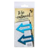 Zakładki do książek - Wskazujące zakładki To be continued Niebieskie - miniaturka - grafika 1