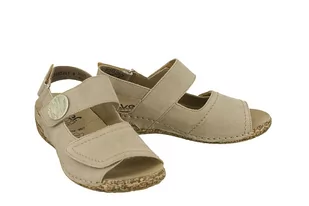 RIEKER V7272-42 grey, sandały damskie - Rieker - Sandały damskie - miniaturka - grafika 1