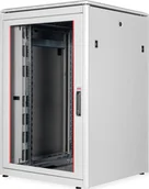 Szafy rack - Szafa Roline ROLINE Netzwerkschrank Pro 48,26cm 19Zoll 22 HE 800x800 BxT Glastor grau - miniaturka - grafika 1