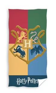 Ręcznik kąpielowy Harry Potter Dormitorium w Hogwarcie, 70 x 140 cm - Okrycia kąpielowe dla dzieci - miniaturka - grafika 1