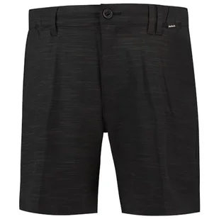 Hurley Szorty męskie - Phantom Slub 3/4 Pas 18" Czarny - Spodenki damskie - miniaturka - grafika 1