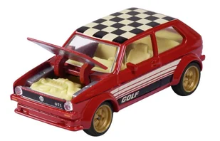 MAJORETTE VOLKSWAGEN DELUXE VOLKSWAGEN GOLF MK1 CZERWONY 1:64 212055005 - Samochody i pojazdy dla dzieci - miniaturka - grafika 1