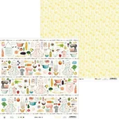 Dekoratorstwo - Papier ozdobny, 30x30 cm, Around the table 03 - miniaturka - grafika 1